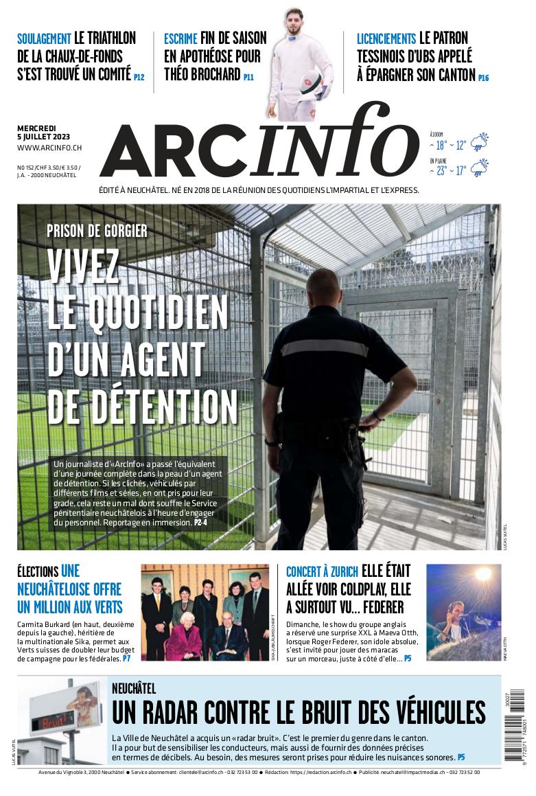 Mercredi 5 juillet 2023