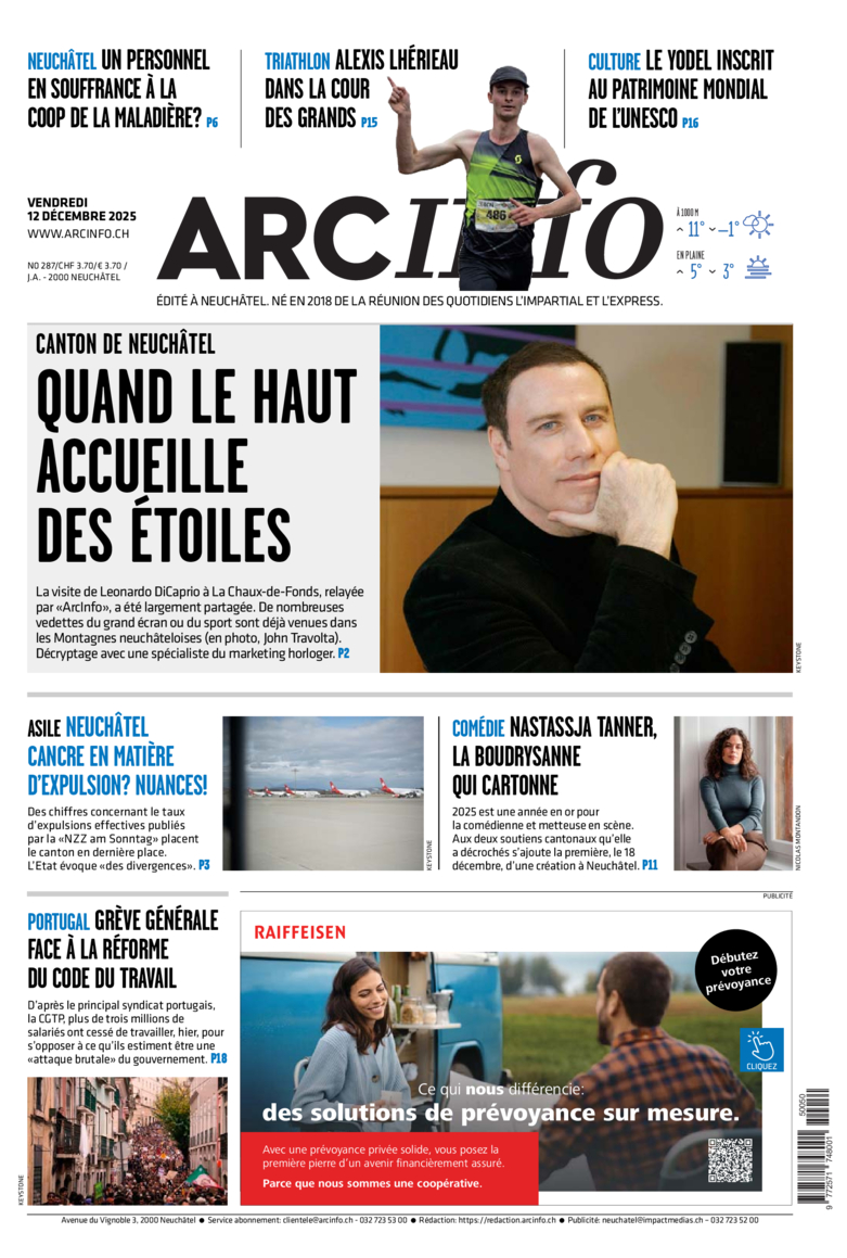 Vendredi 12 décembre 2025