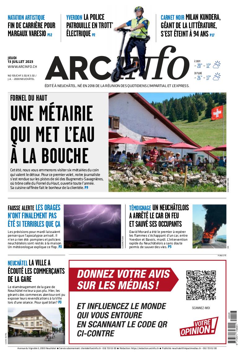 Jeudi 13 juillet 2023