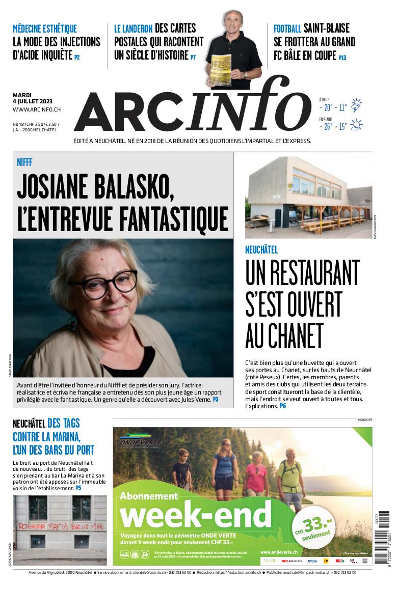 Mardi 4 juillet 2023