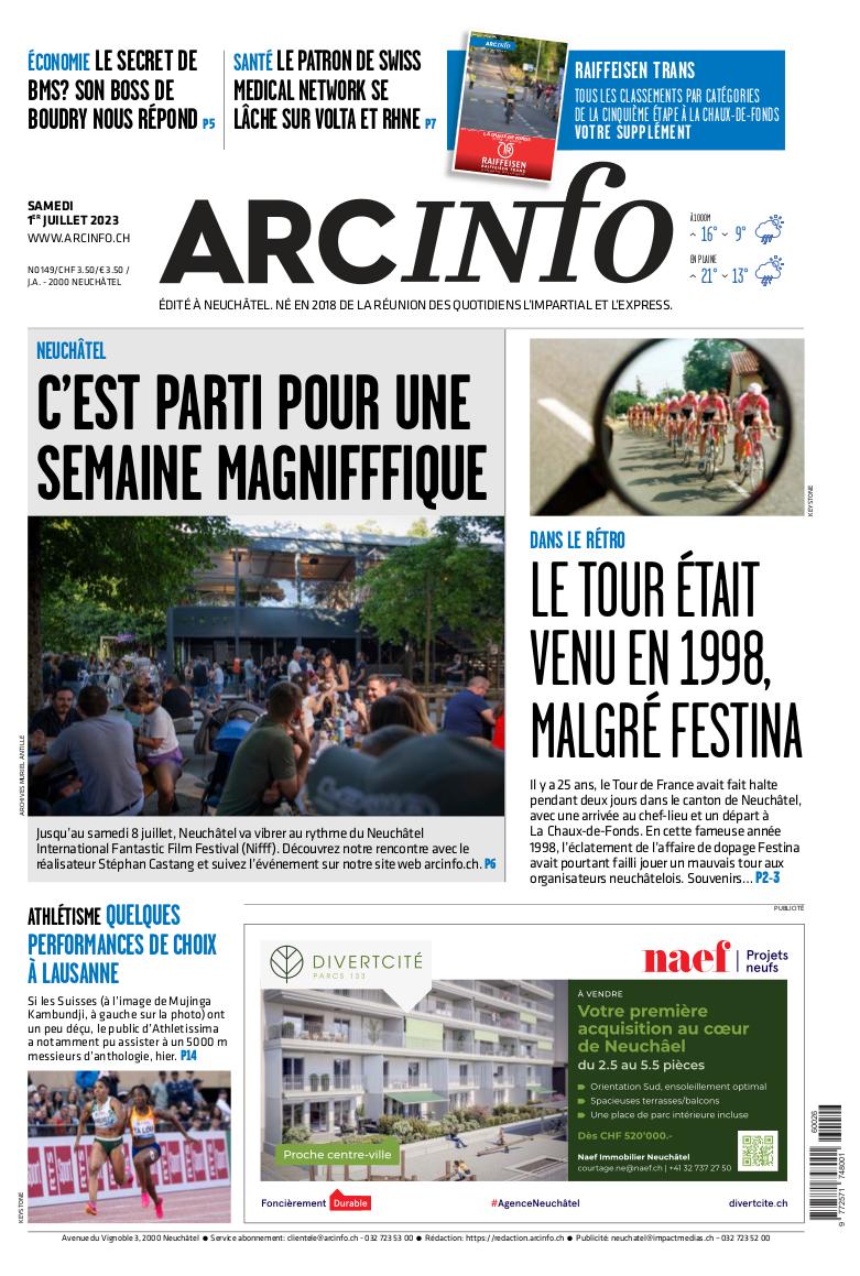 Samedi 1er juillet 2023