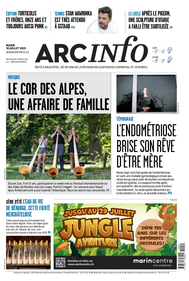 Mardi 18 juillet 2023