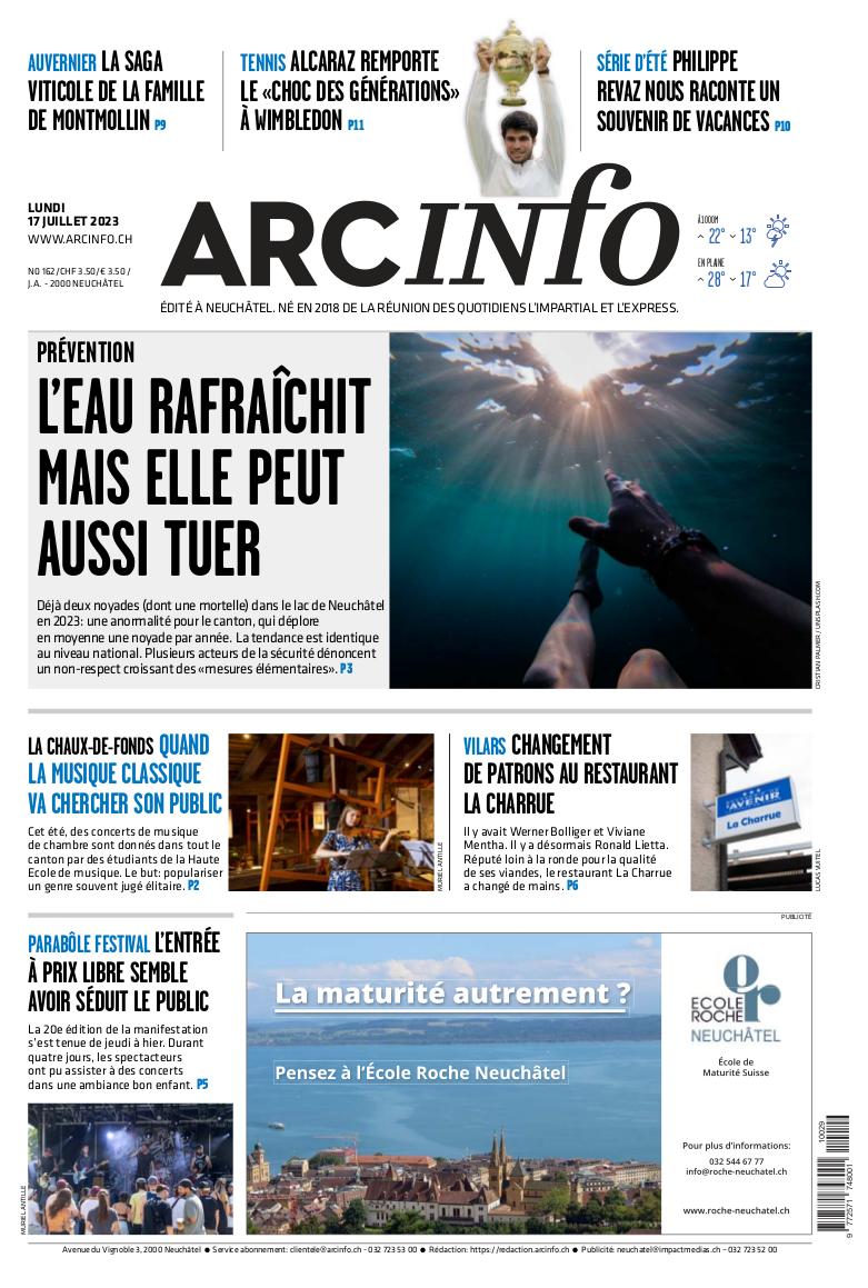 Lundi 17 juillet 2023