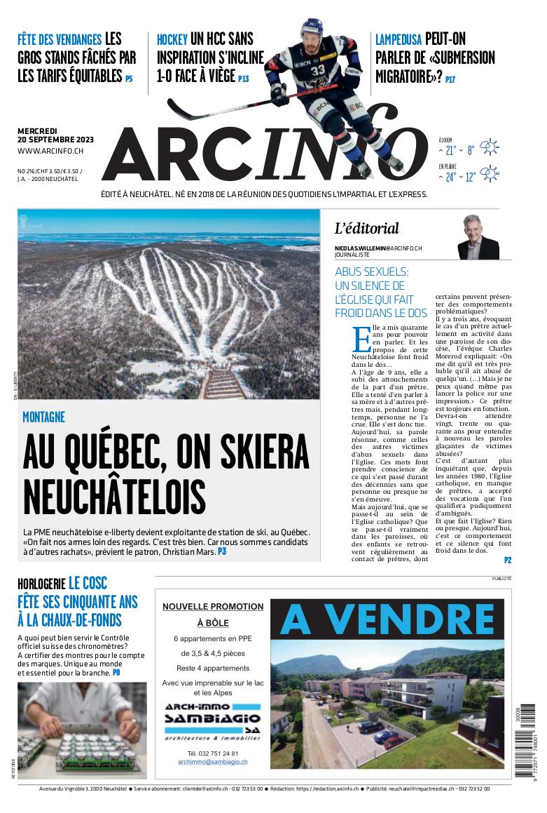 Mercredi 20 septembre 2023