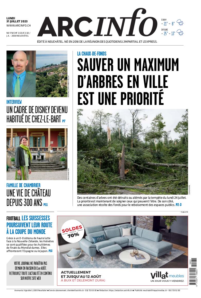 Lundi 31 juillet 2023