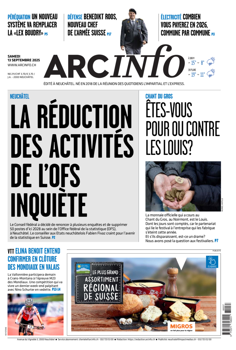 Samedi 13 septembre 2025
