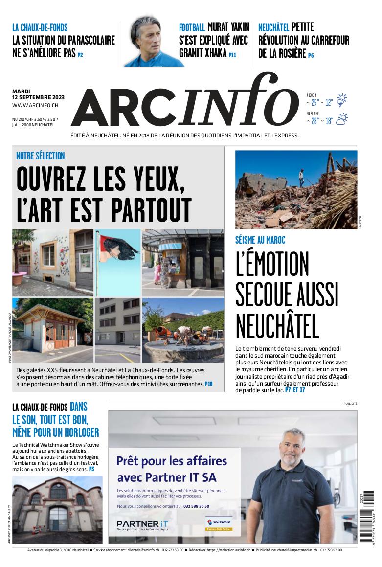 Mardi 12 septembre 2023