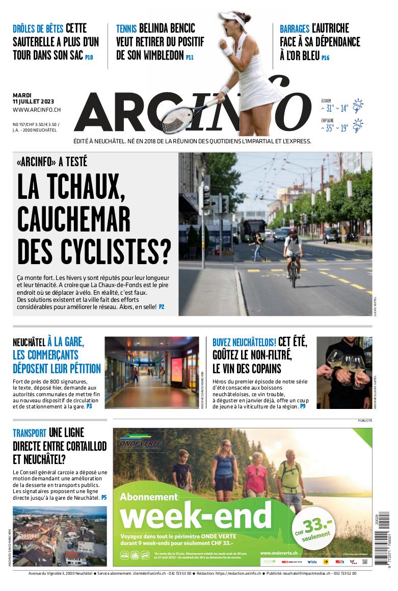 Mardi 11 juillet 2023