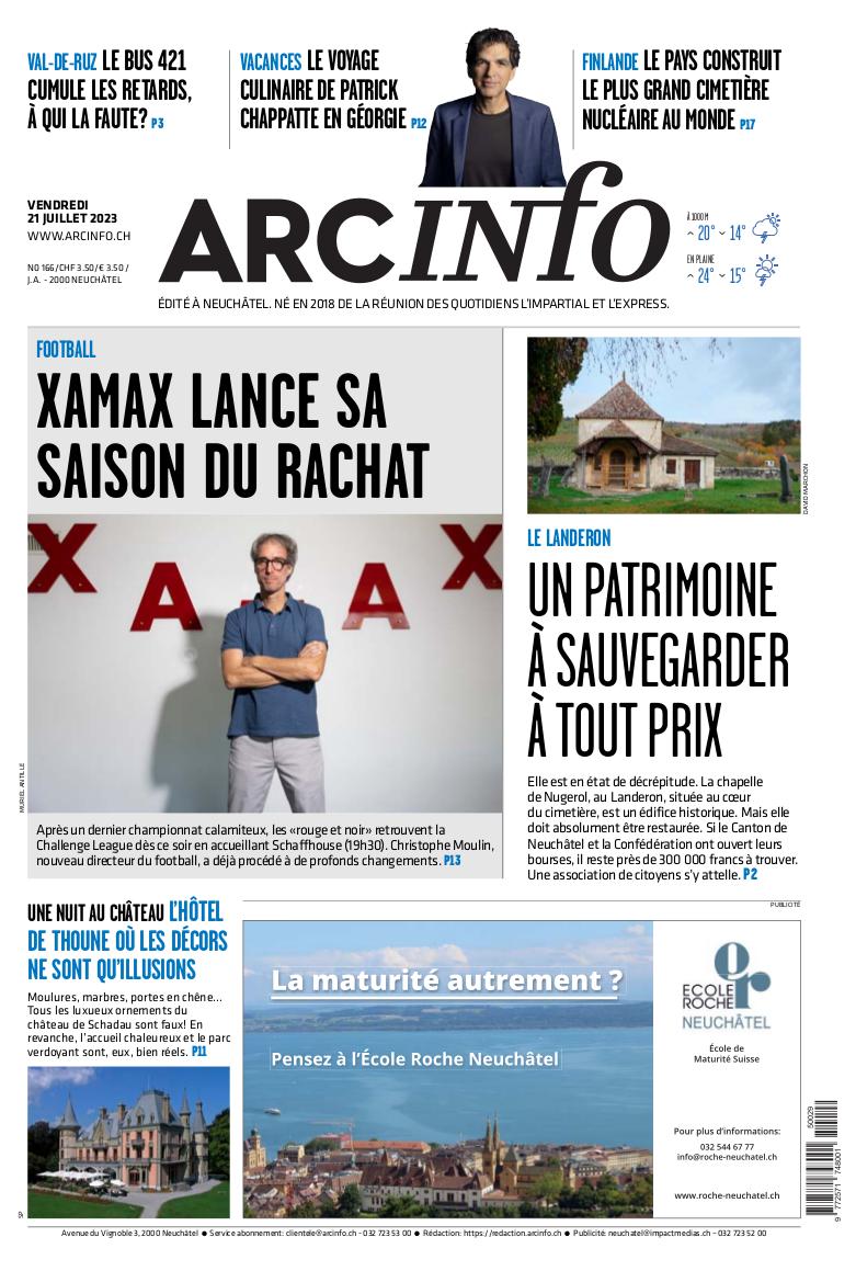 Vendredi 21 juillet 2023