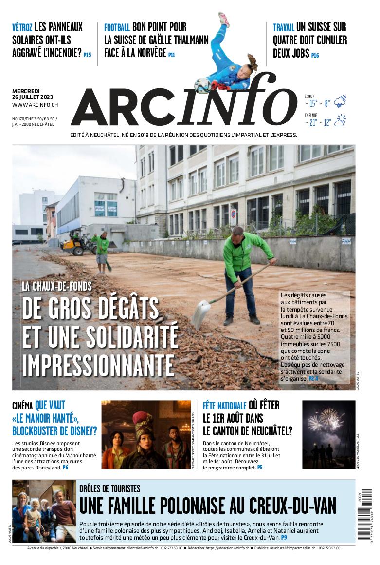 Mercredi 26 juillet 2023