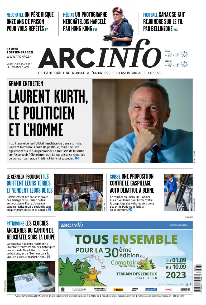 Samedi 2 septembre 2023