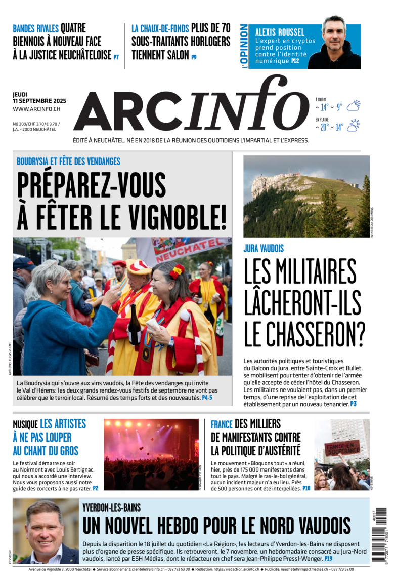 Jeudi 11 septembre 2025