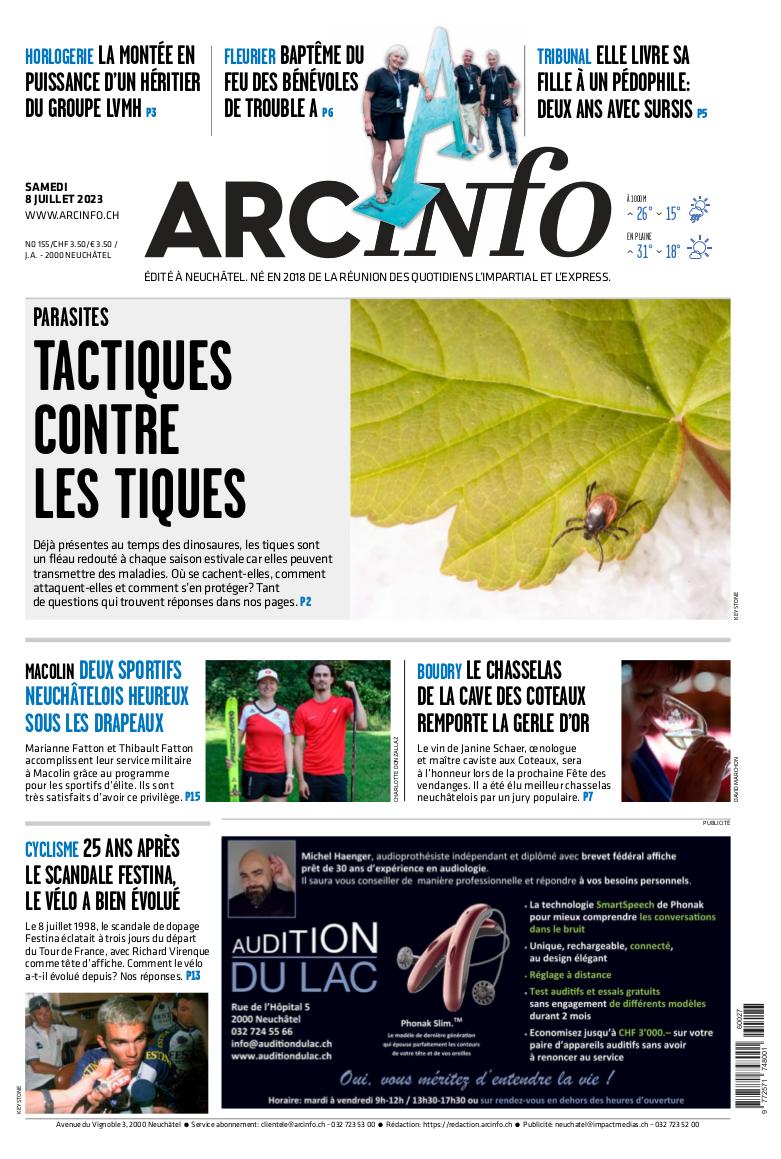 Samedi 8 juillet 2023