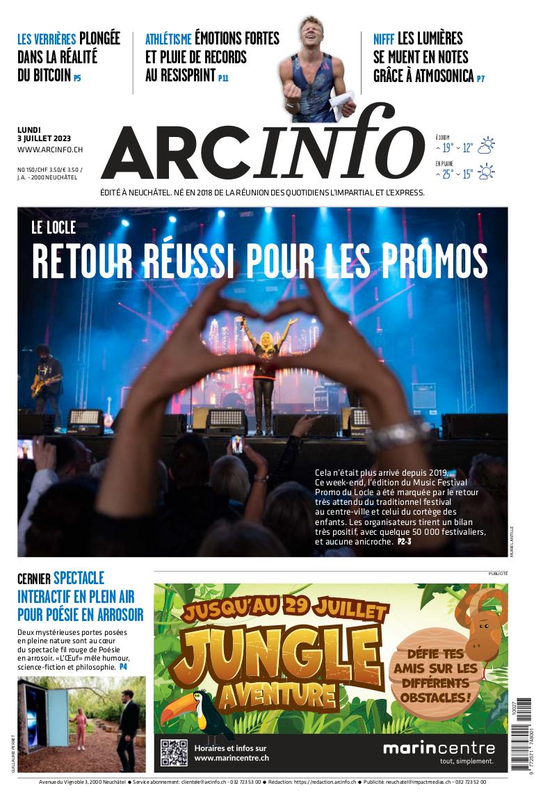 Lundi 3 juillet 2023