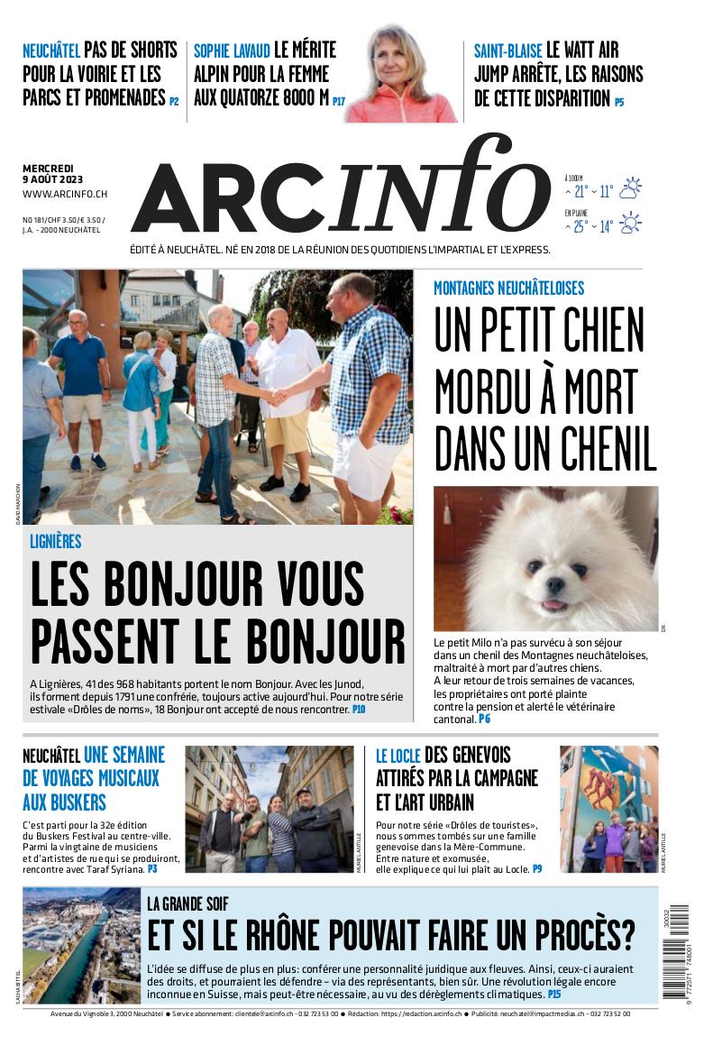 Mercredi 9 août 2023