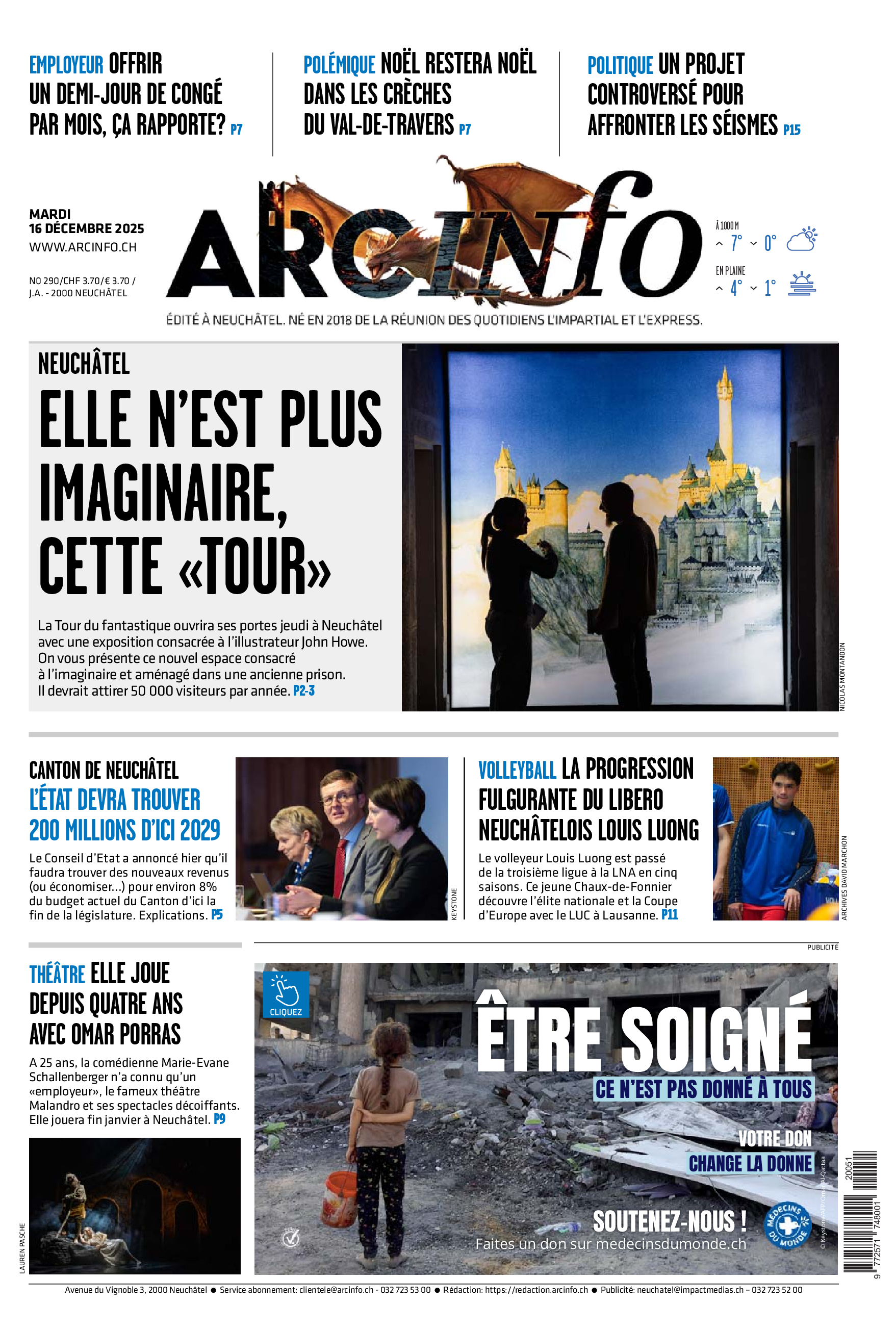  Mardi 16 décembre 2025