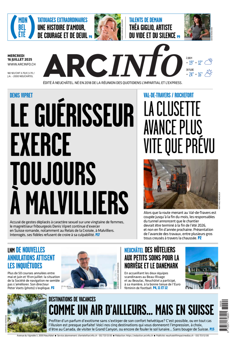 Mercredi 16 juillet 2025 Mercredi 16 juillet 2025