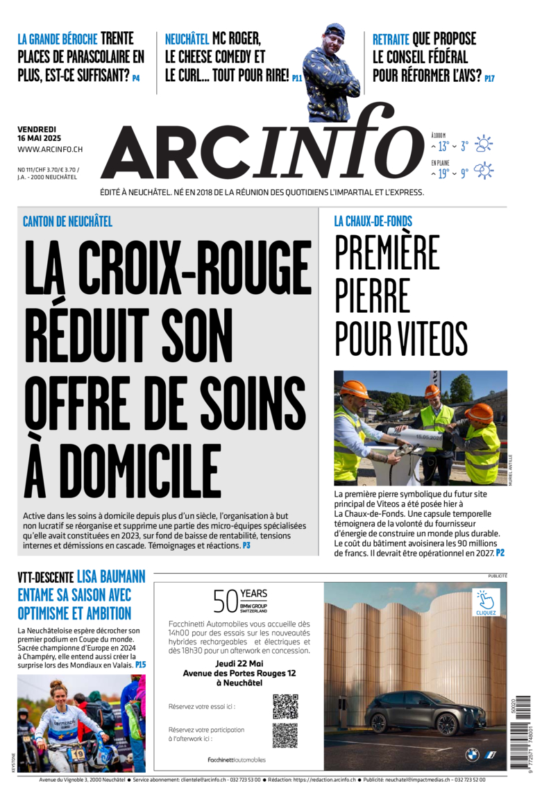 Vendredi 16 mai 2025