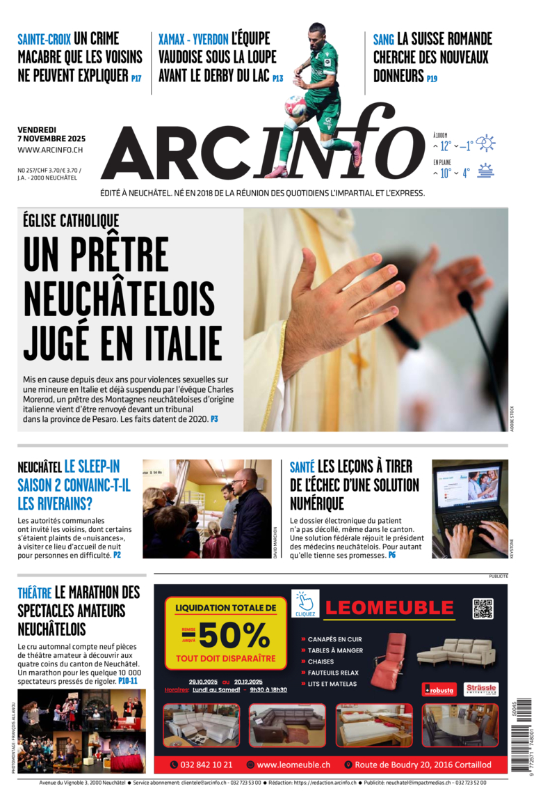 Vendredi 7 novembre 2025