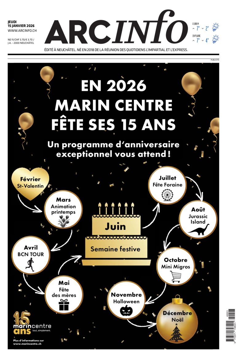 Jeudi 15 janvier 2026