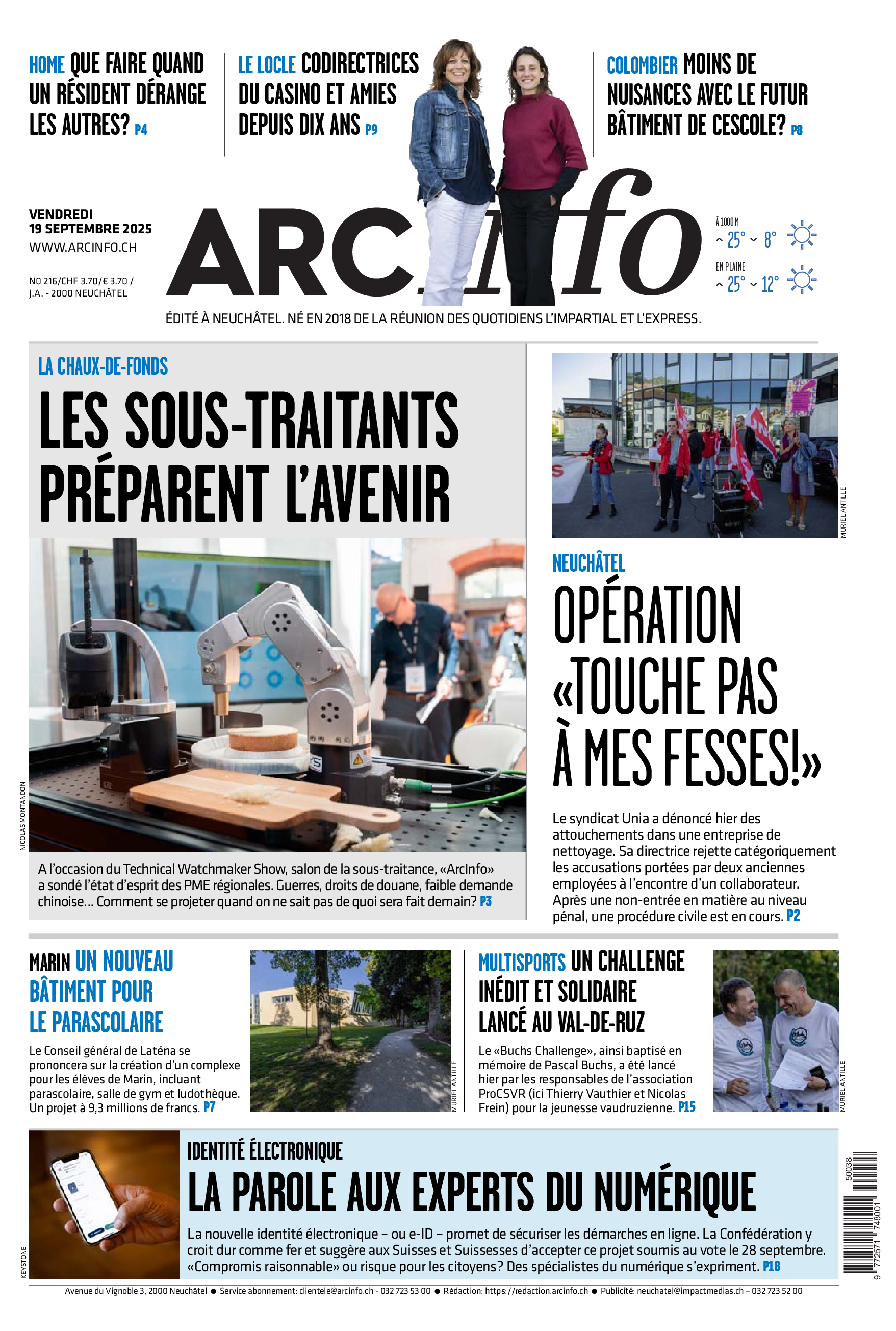  Vendredi 19 septembre 2025