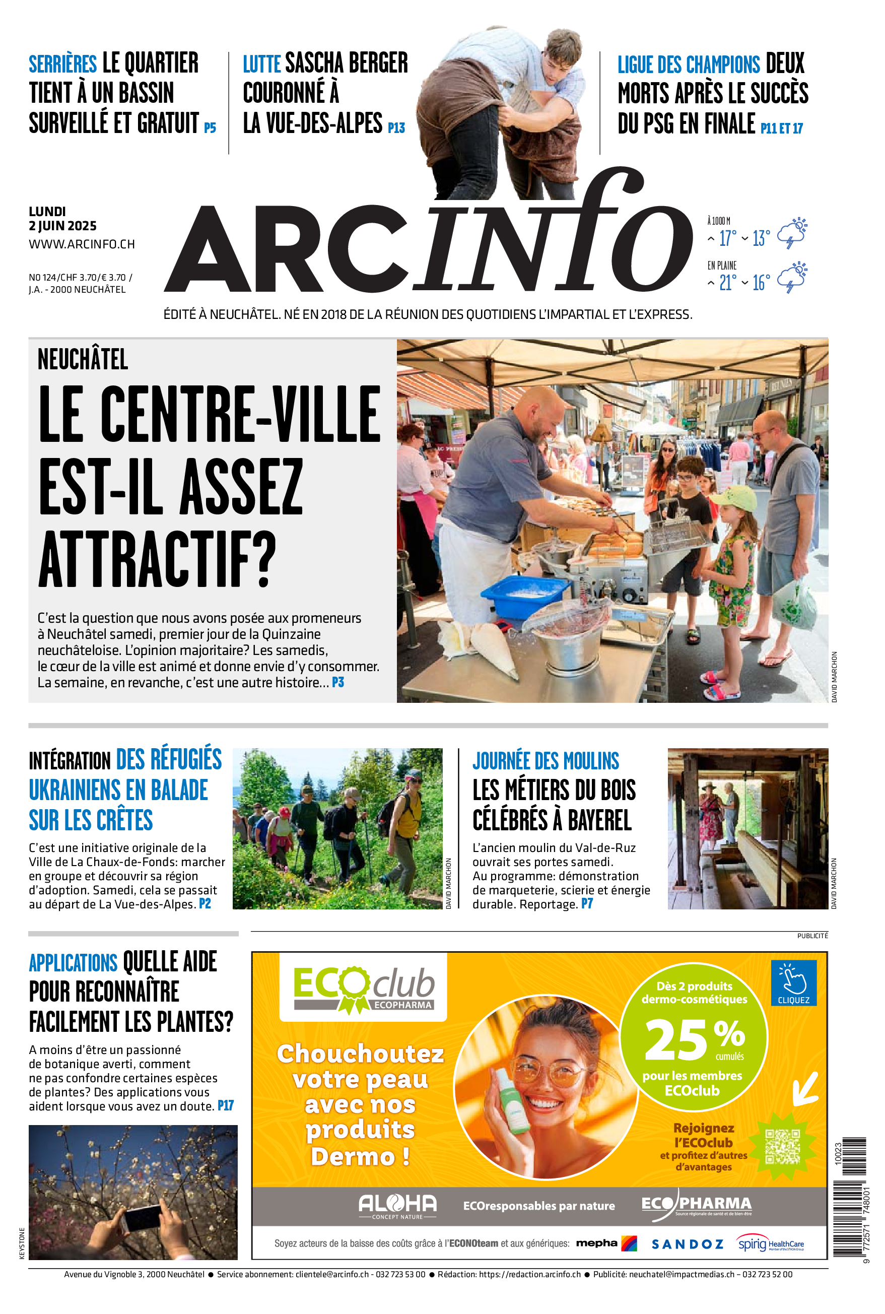 Lundi 2 juin 2025