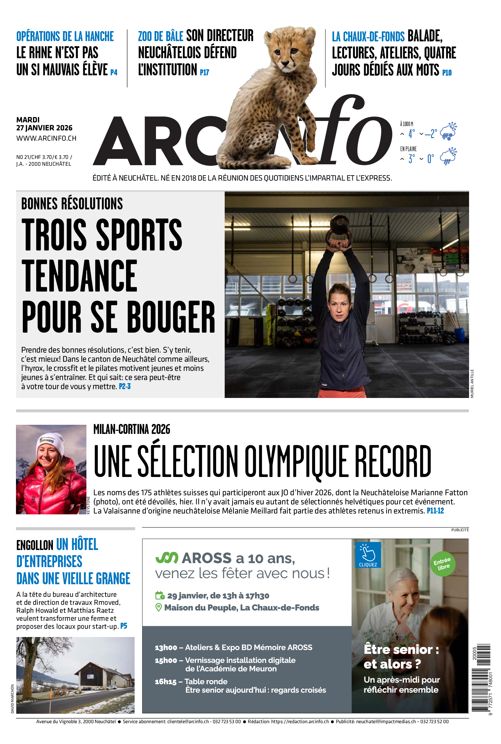  Mardi 27 janvier 2026