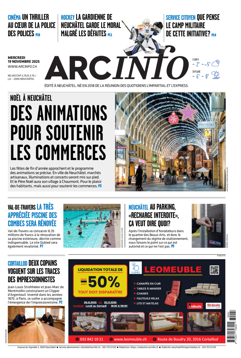 Mercredi 19 novembre 2025