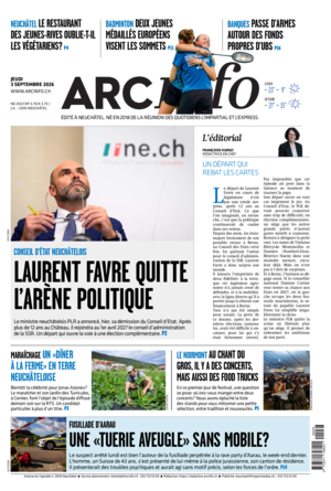  Jeudi 3 septembre 2026
