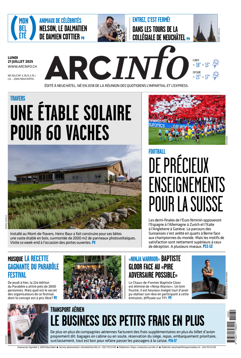 Lundi 21 juillet 2025