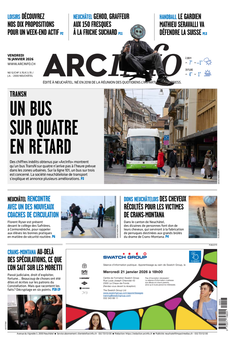 Vendredi 16 janvier 2026