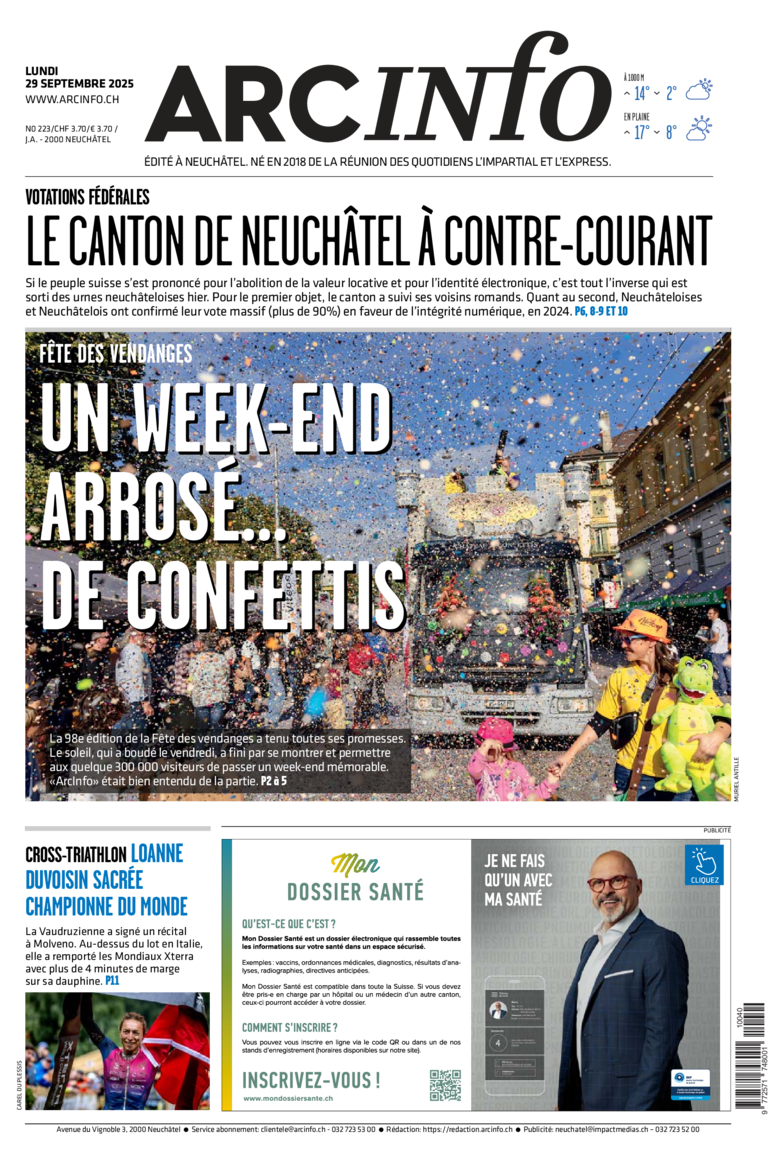 Lundi 29 septembre 2025 Lundi 29 septembre 2025