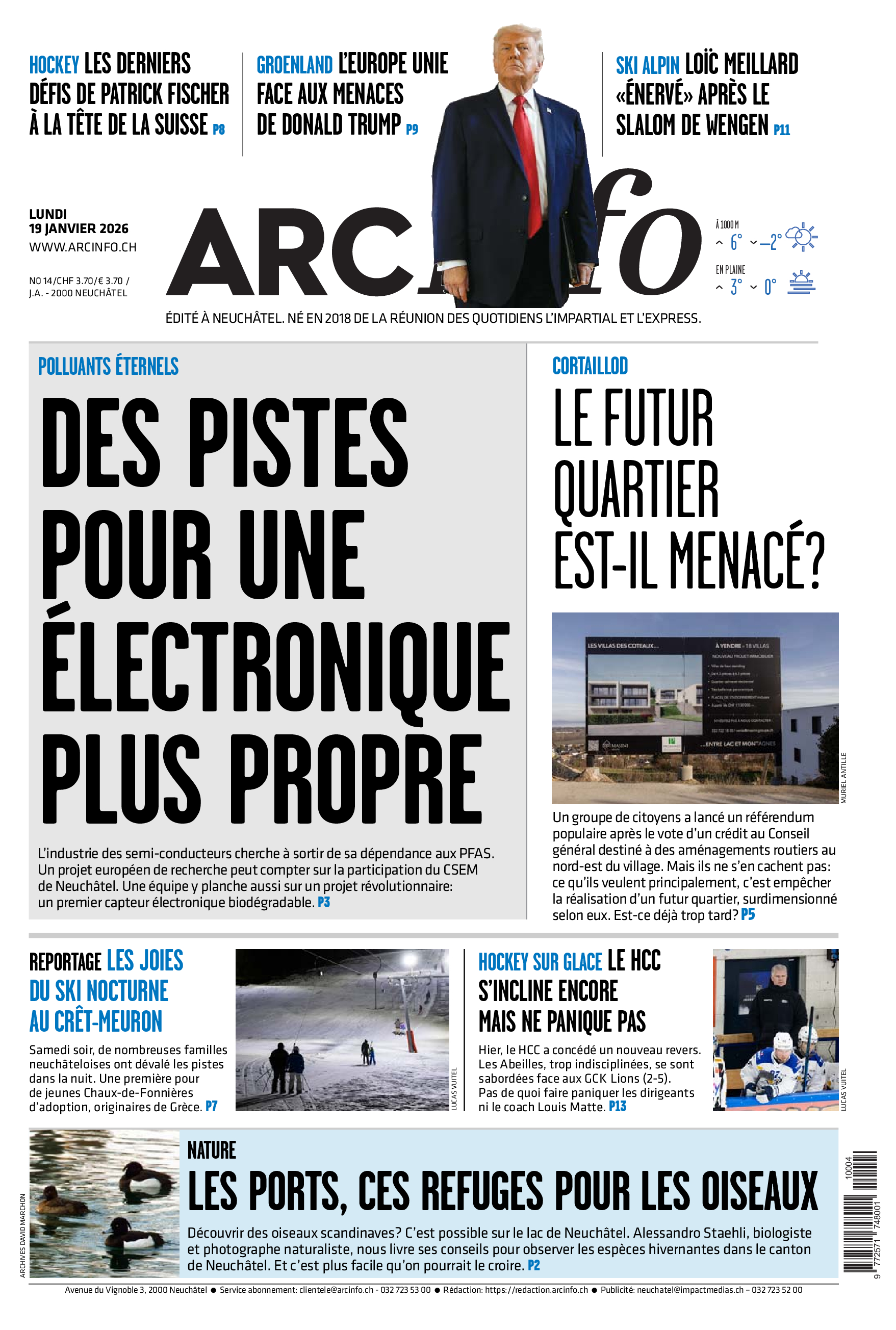  Lundi 19 janvier 2026