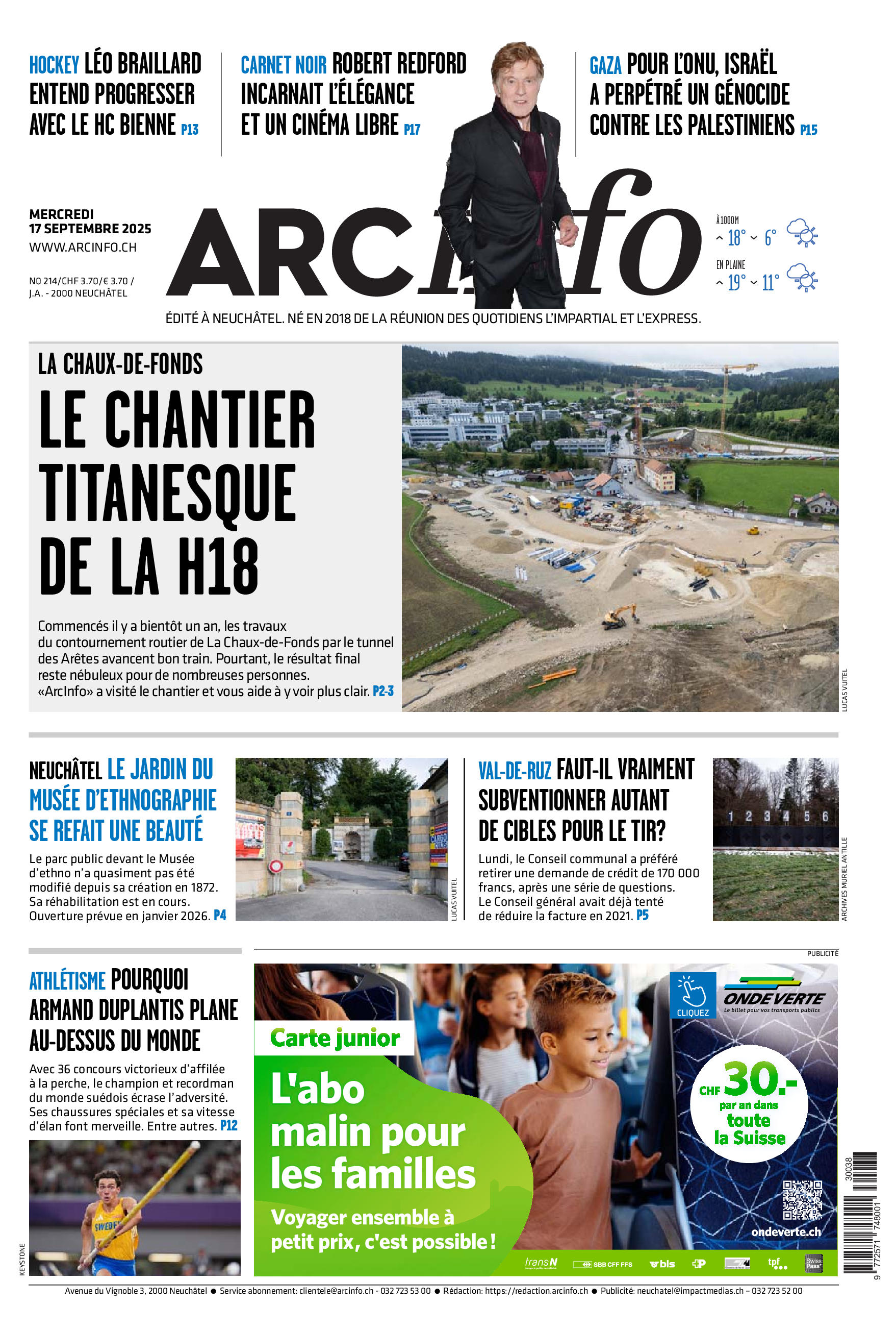  Mercredi 17 septembre 2025