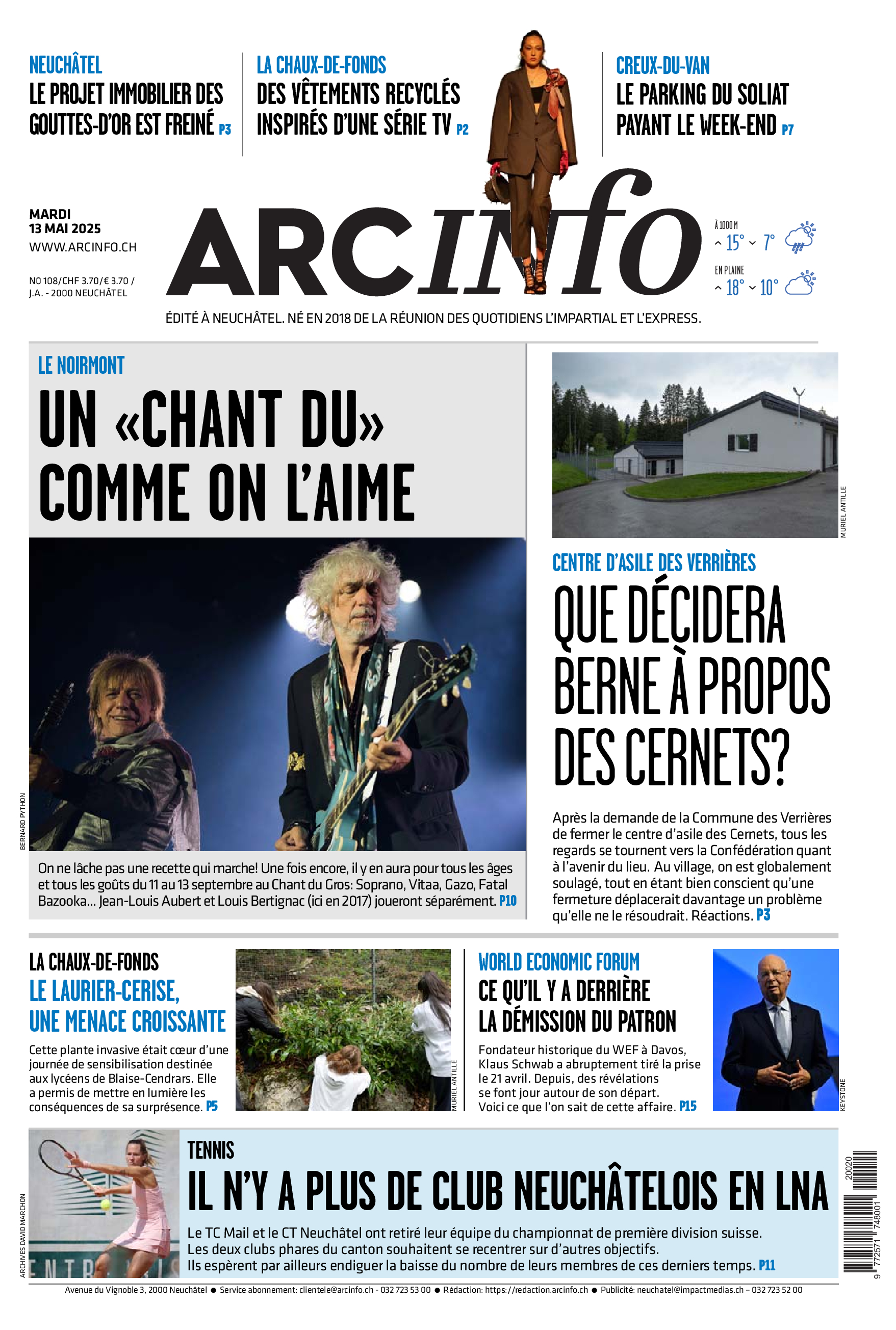 Mardi 13 mai 2025