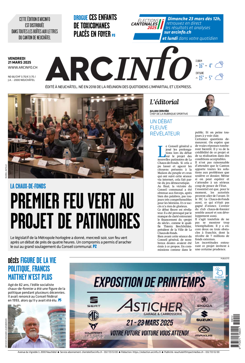 Vendredi 21 mars 2025