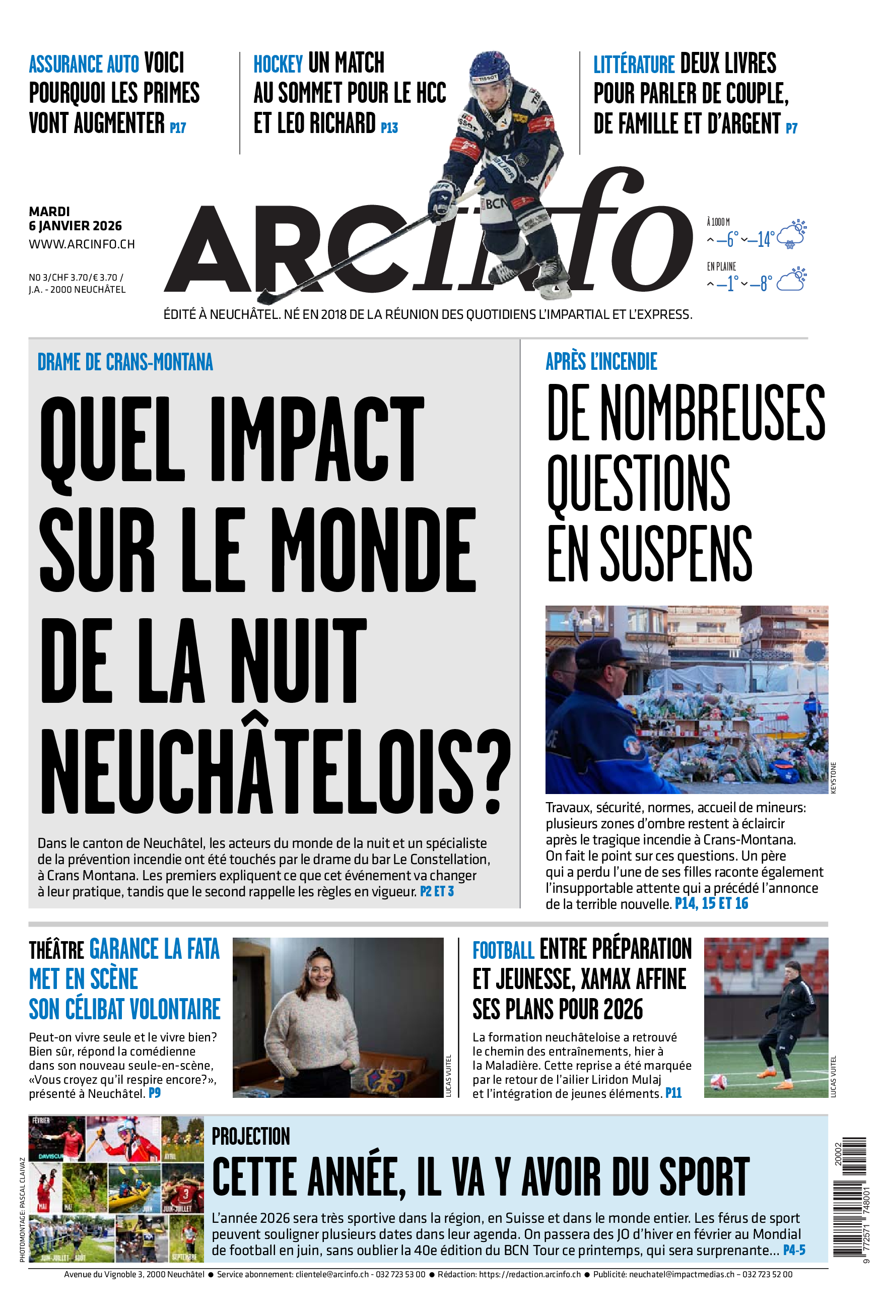  Mardi 6 janvier 2026