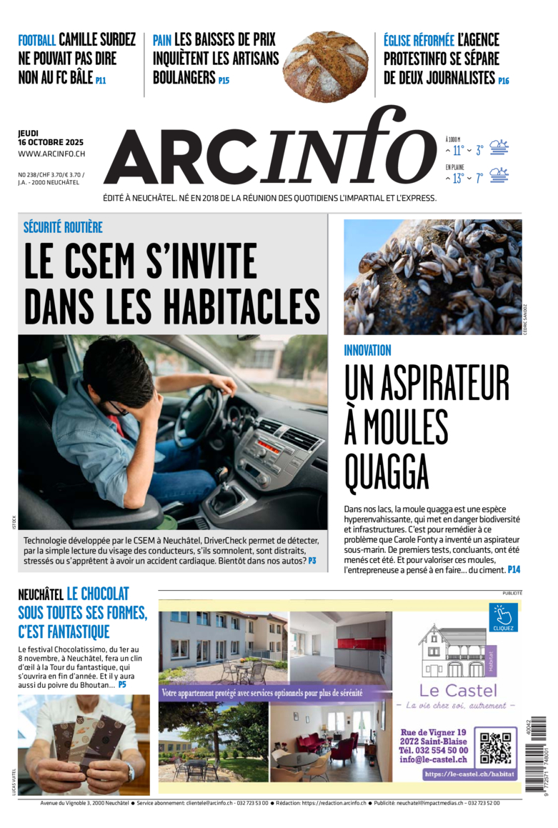 Jeudi 16 octobre 2025 Jeudi 16 octobre 2025