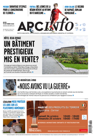  Jeudi 15 octobre 2026