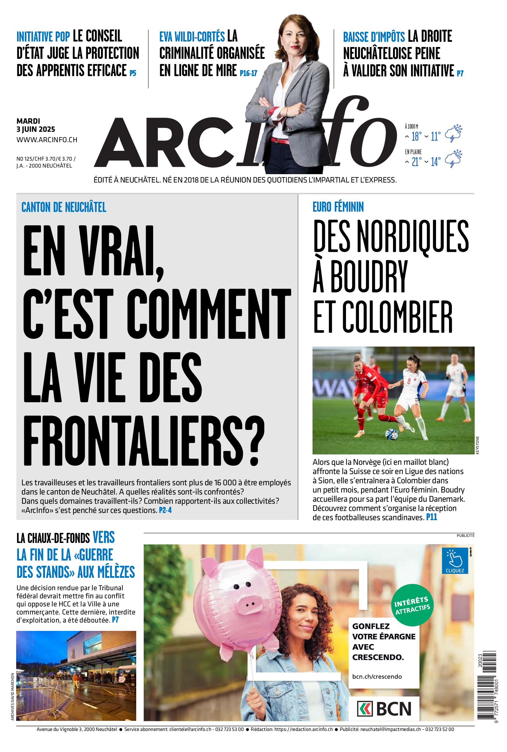 Mardi 3 juin 2025