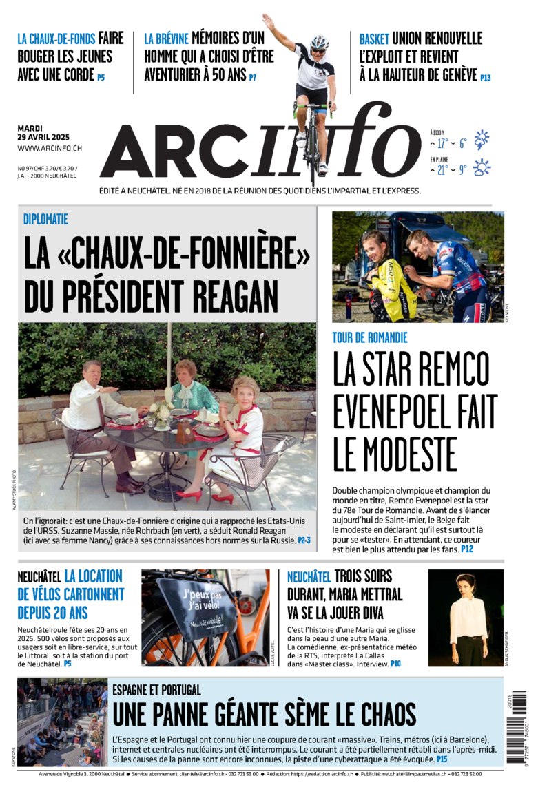 Mardi 29 avril 2025