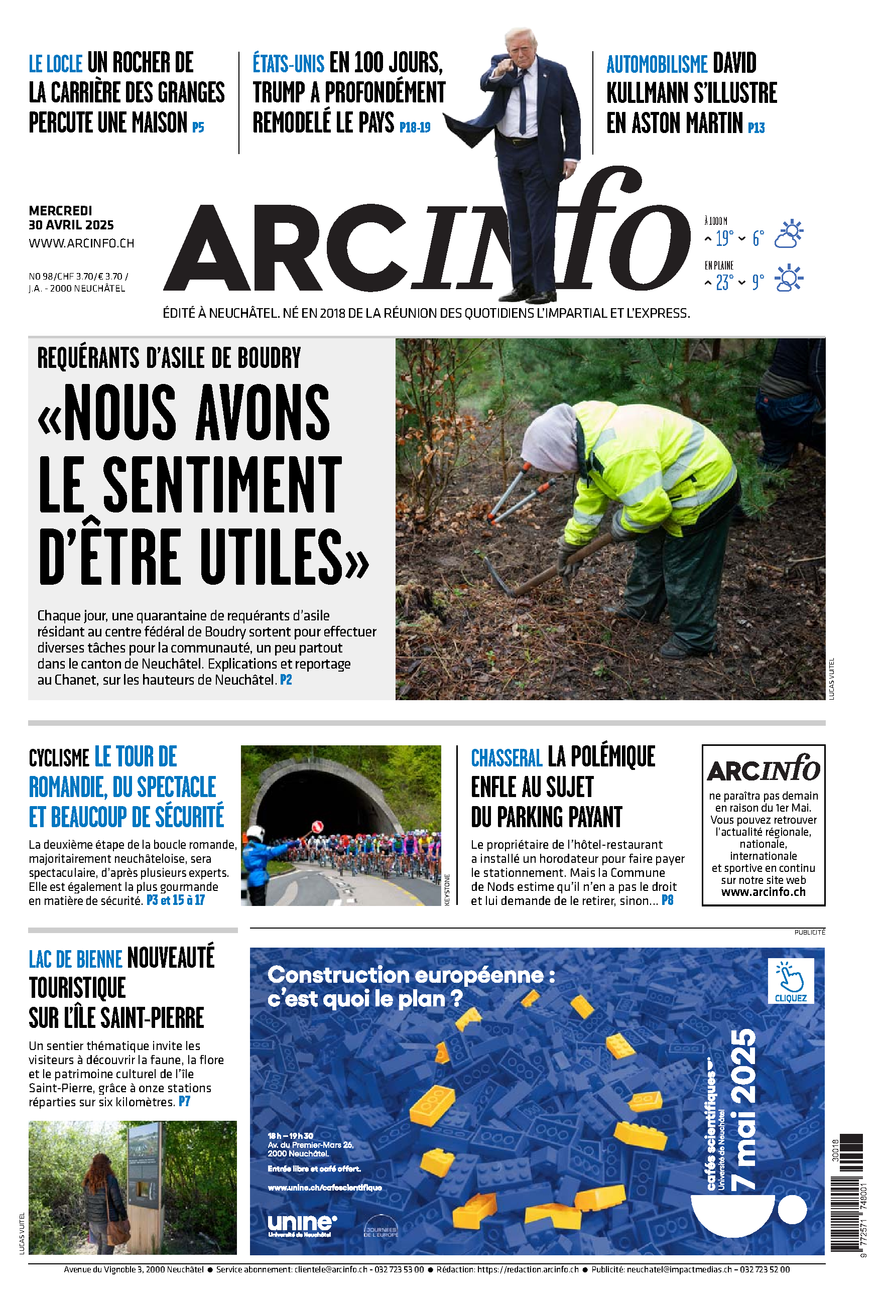 Mercredi 30 avril 2025