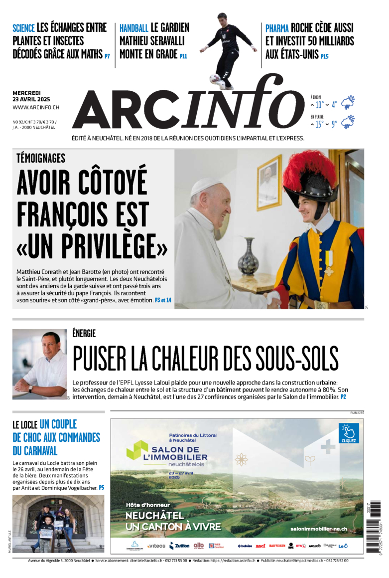 Mercredi 23 avril 2025