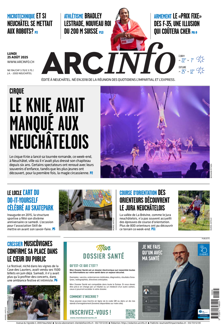 Lundi 25 août 2025 Lundi 25 août 2025