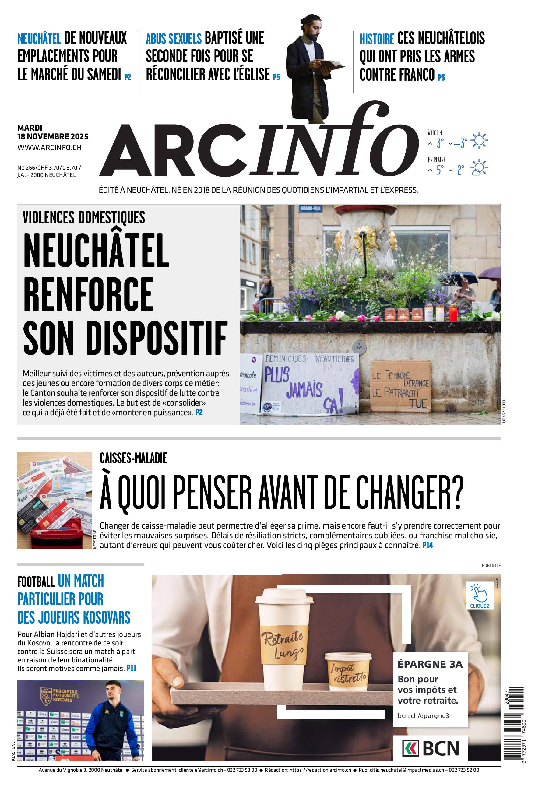  Mardi 18 novembre 2025