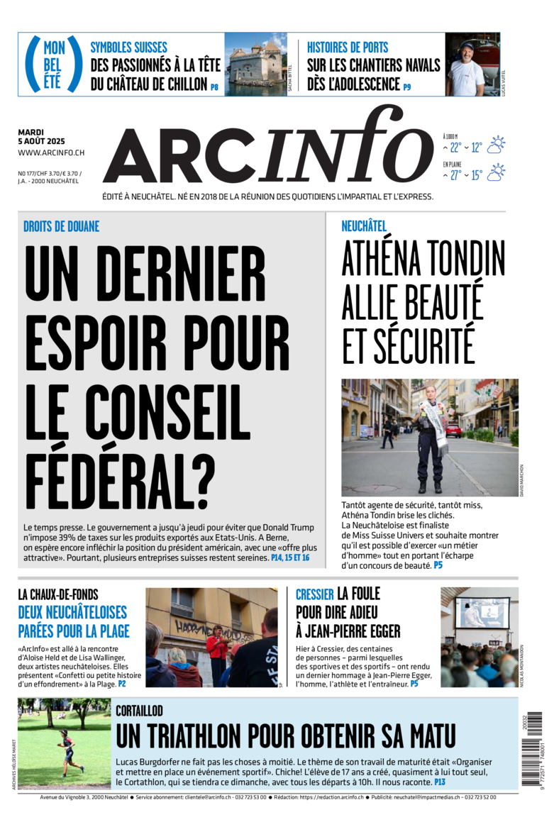 Mardi 5 août 2025