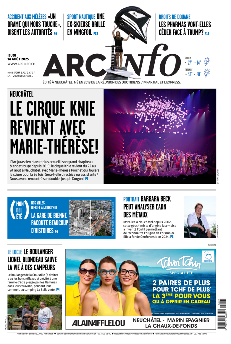 Jeudi 14 août 2025