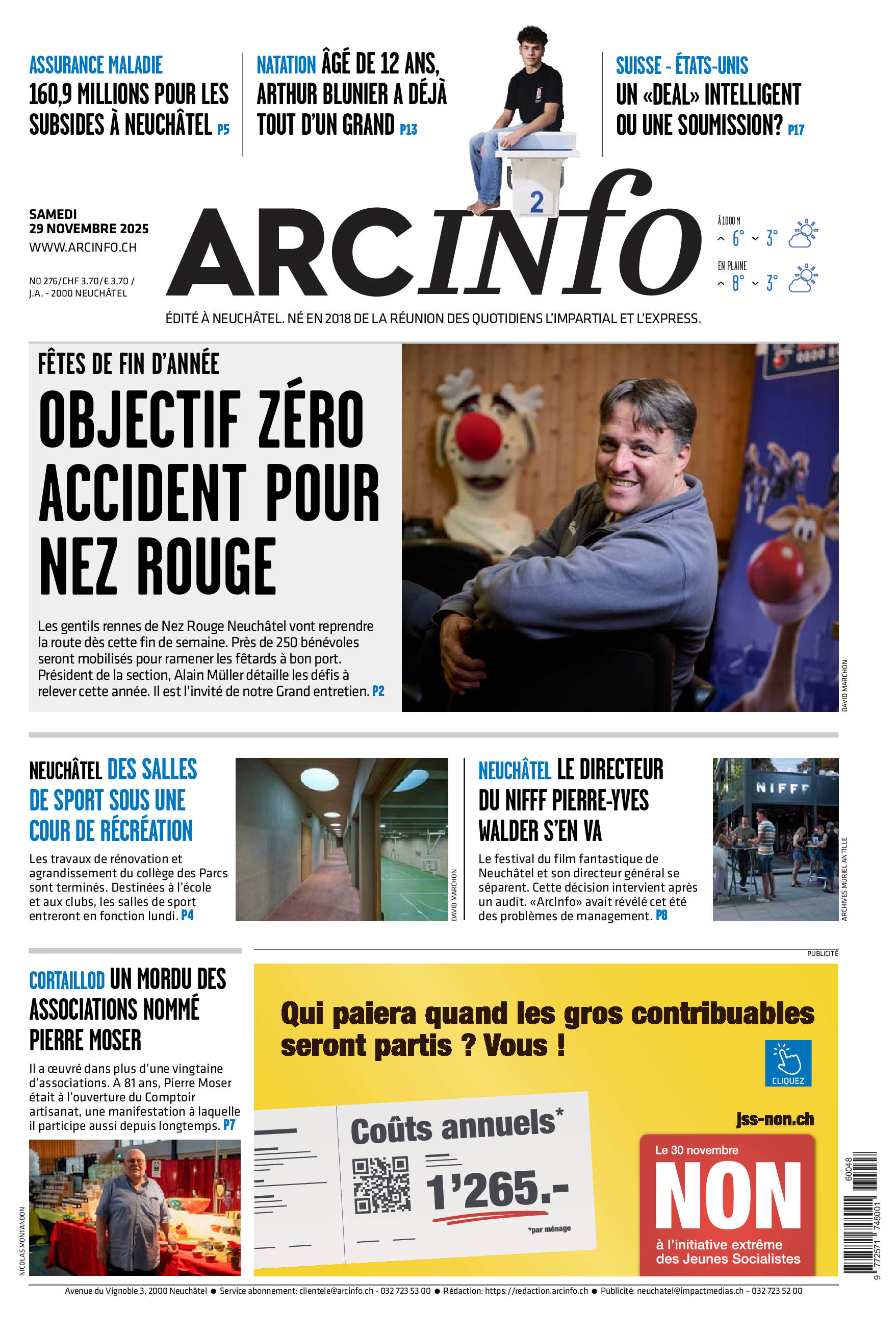  Samedi 29 novembre 2025