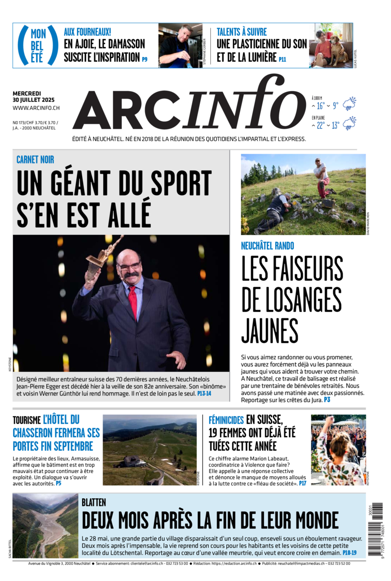 Mercredi 30 juillet 2025