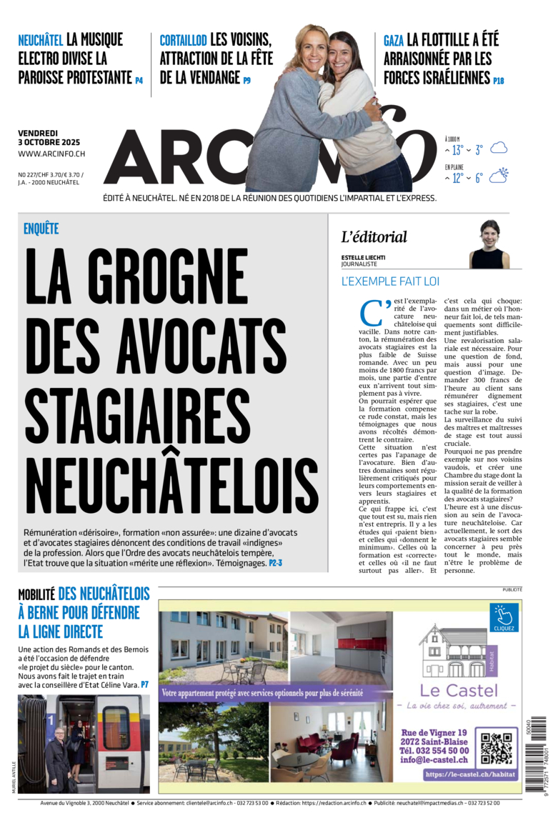 Vendredi 3 octobre 2025 Vendredi 3 octobre 2025